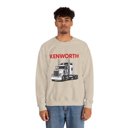 Kenworth Semi Truck Crewneck Sweatshirt — Classic Trucker Graphic