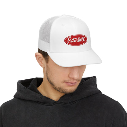Peterbilt Trucker Cap - Embroidered Logo Snapback Hat