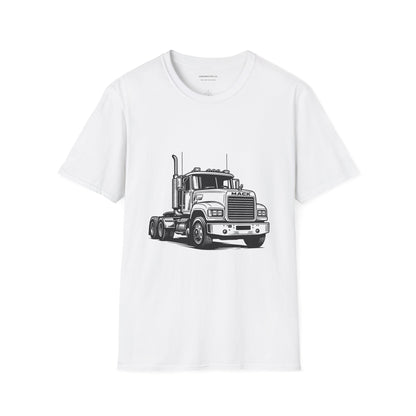 Semi Truck Graphic T-Shirt – Vintage Big Rig Tee for Truckers & Enthusiasts
