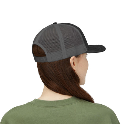 Midnight Freight Co. Trucker Cap — Vintage Patch Mesh Snapback Hat