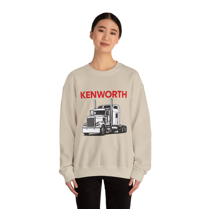 Kenworth Semi Truck Crewneck Sweatshirt — Classic Trucker Graphic