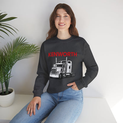 Kenworth Semi Truck Crewneck Sweatshirt — Classic Trucker Graphic