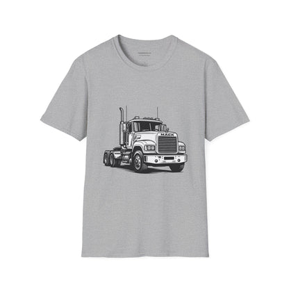Semi Truck Graphic T-Shirt – Vintage Big Rig Tee for Truckers & Enthusiasts