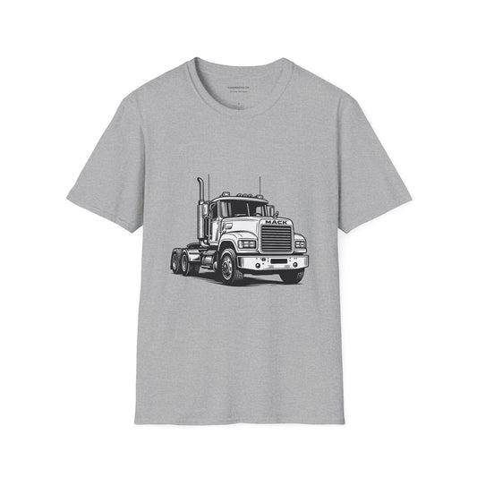 Semi Truck Graphic T-Shirt – Vintage Big Rig Tee for Truckers & Enthusiasts