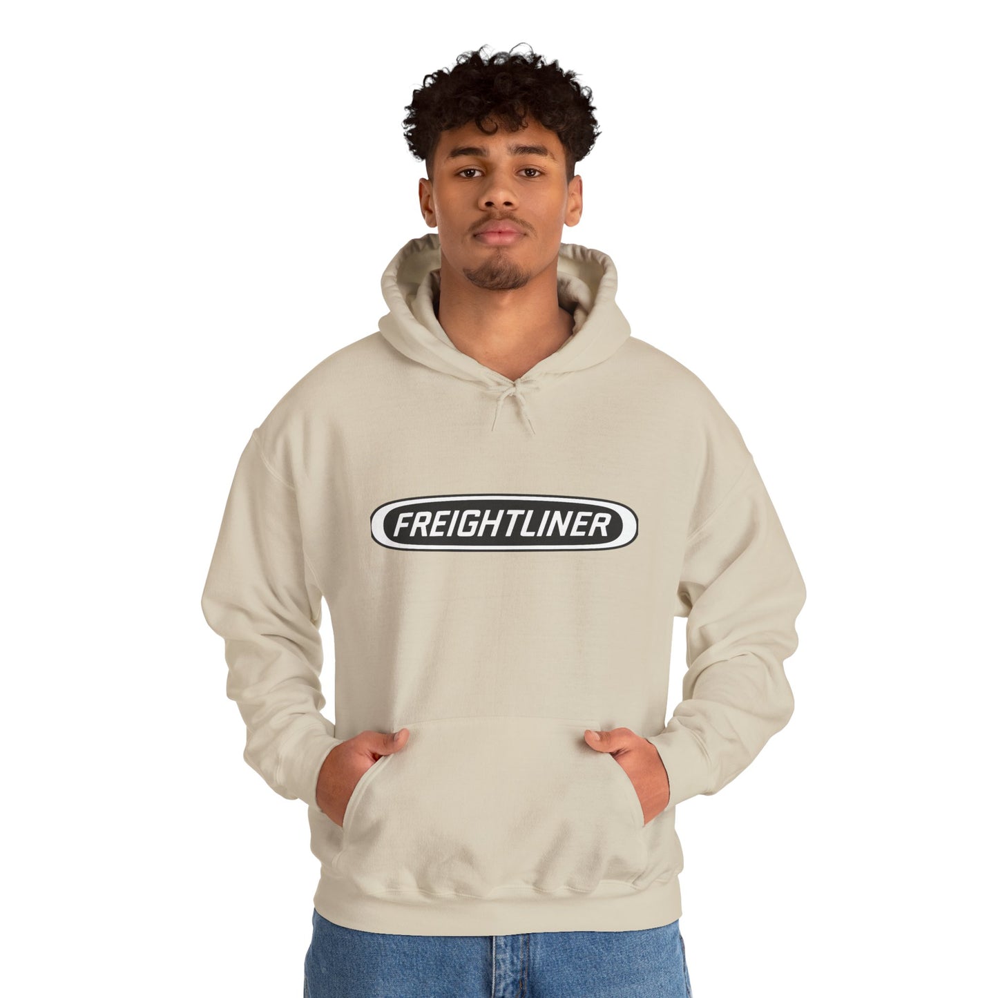 Freightliner Truck Hoodie – Classic Logo & Semi Truck Design