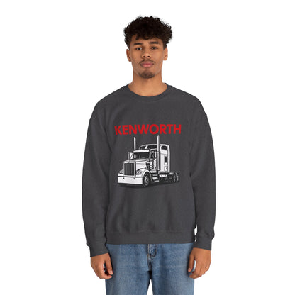 Kenworth Semi Truck Crewneck Sweatshirt — Classic Trucker Graphic