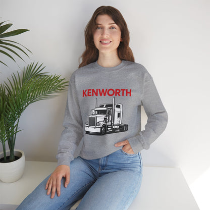 Kenworth Semi Truck Crewneck Sweatshirt — Classic Trucker Graphic