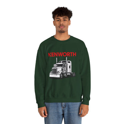Kenworth Semi Truck Crewneck Sweatshirt — Classic Trucker Graphic