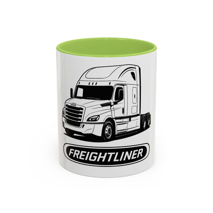 Freightliner Truck Coffee Mug - Accent 11/15oz