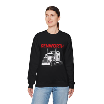 Kenworth Semi Truck Crewneck Sweatshirt — Classic Trucker Graphic