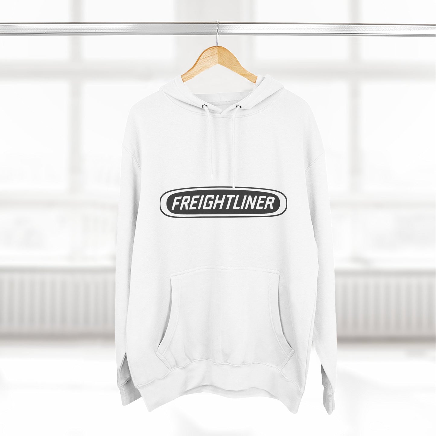 Freightliner Truck Hoodie — Classic Semi-Truck Logo Pullover