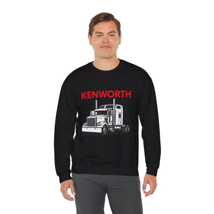 Kenworth Semi Truck Crewneck Sweatshirt — Classic Trucker Graphic