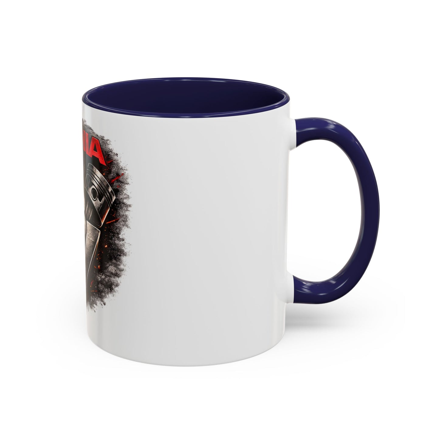 Scania V8 Engine Logo Accent Coffee Mug – Truck Driver Gift