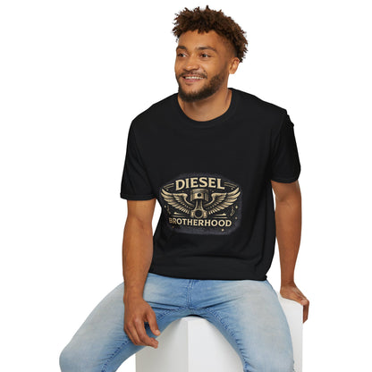Diesel Brotherhood Truckers T-Shirt — Vintage Big Rig Tee