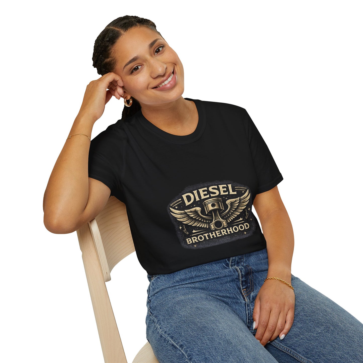 Diesel Brotherhood Truckers T-Shirt — Vintage Big Rig Tee