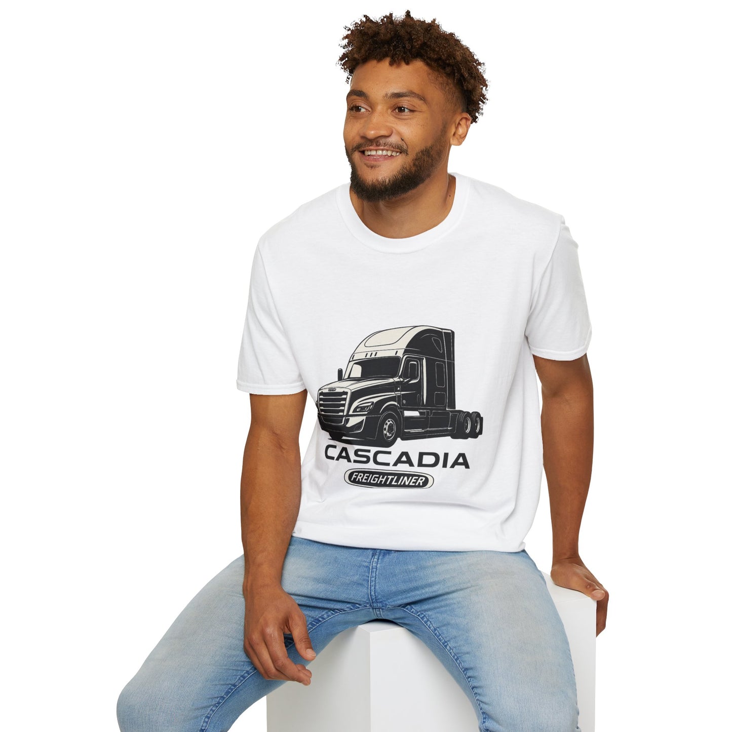 Cascadia Freightliner Truck T-Shirt — Semi Truck Driver Tee