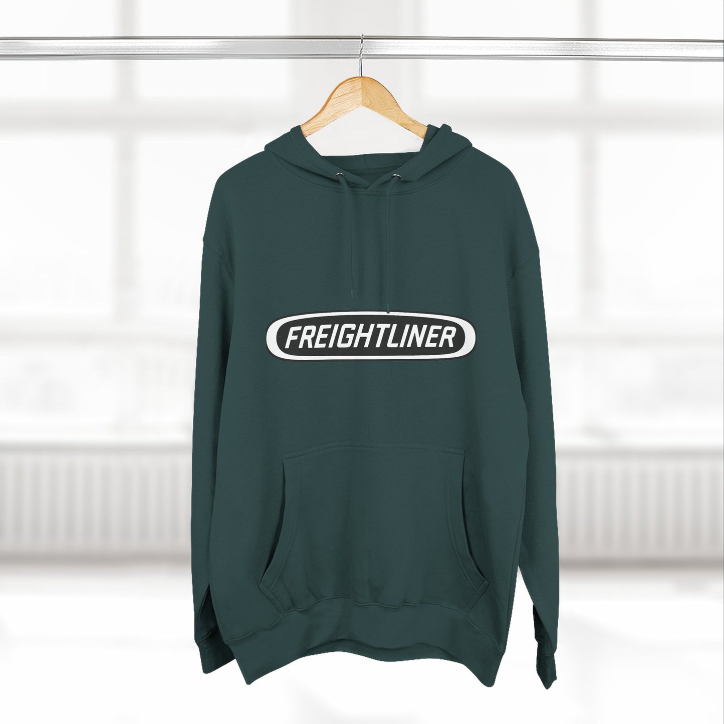 Freightliner Truck Hoodie — Classic Semi-Truck Logo Pullover