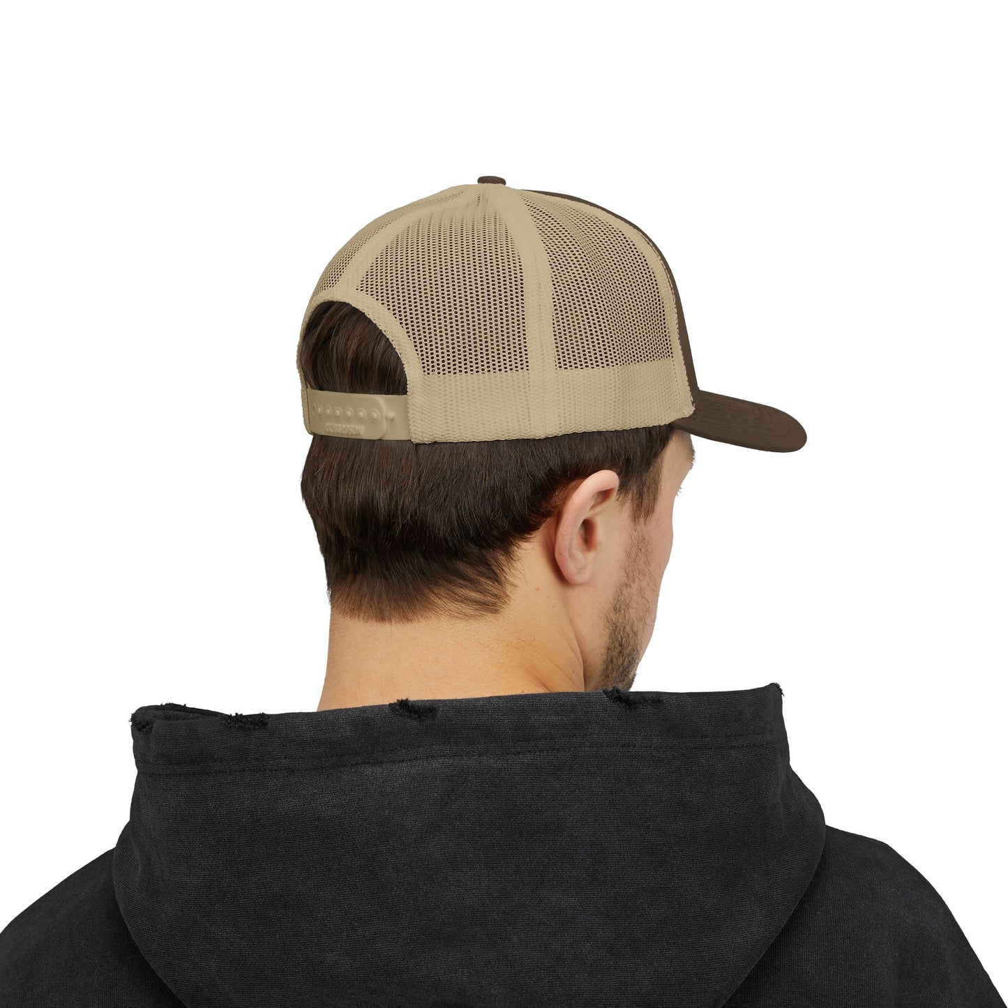 Midnight Freight Co. Trucker Cap — Vintage Patch Mesh Snapback Hat