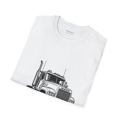 Semi Truck Graphic T-Shirt – Vintage Big Rig Tee for Truckers & Enthusiasts