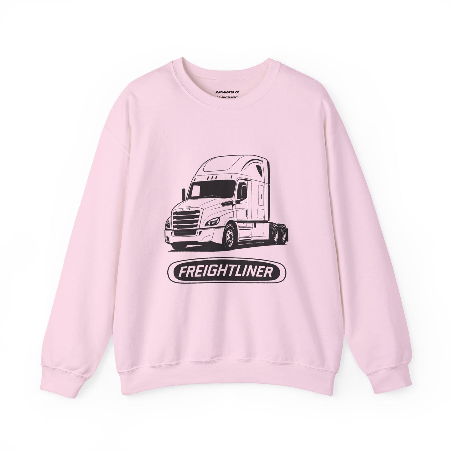 Freightliner Semi Truck Crewneck Sweatshirt — Logo Truck Driver Gift
