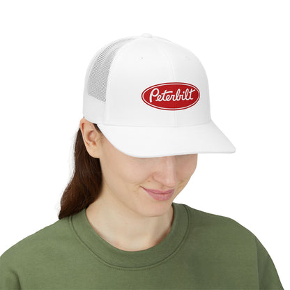 Peterbilt Trucker Cap - Embroidered Logo Snapback Hat