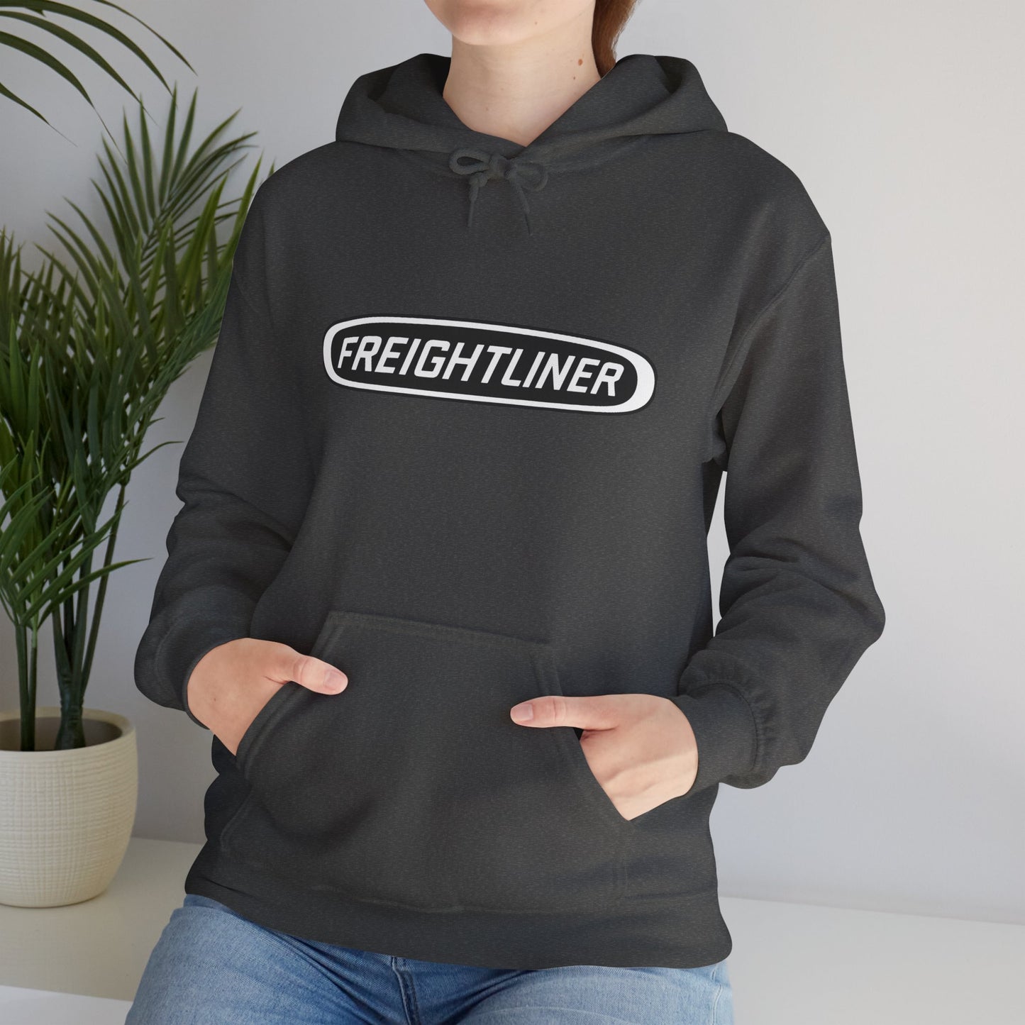 Freightliner Truck Hoodie – Classic Logo & Semi Truck Design