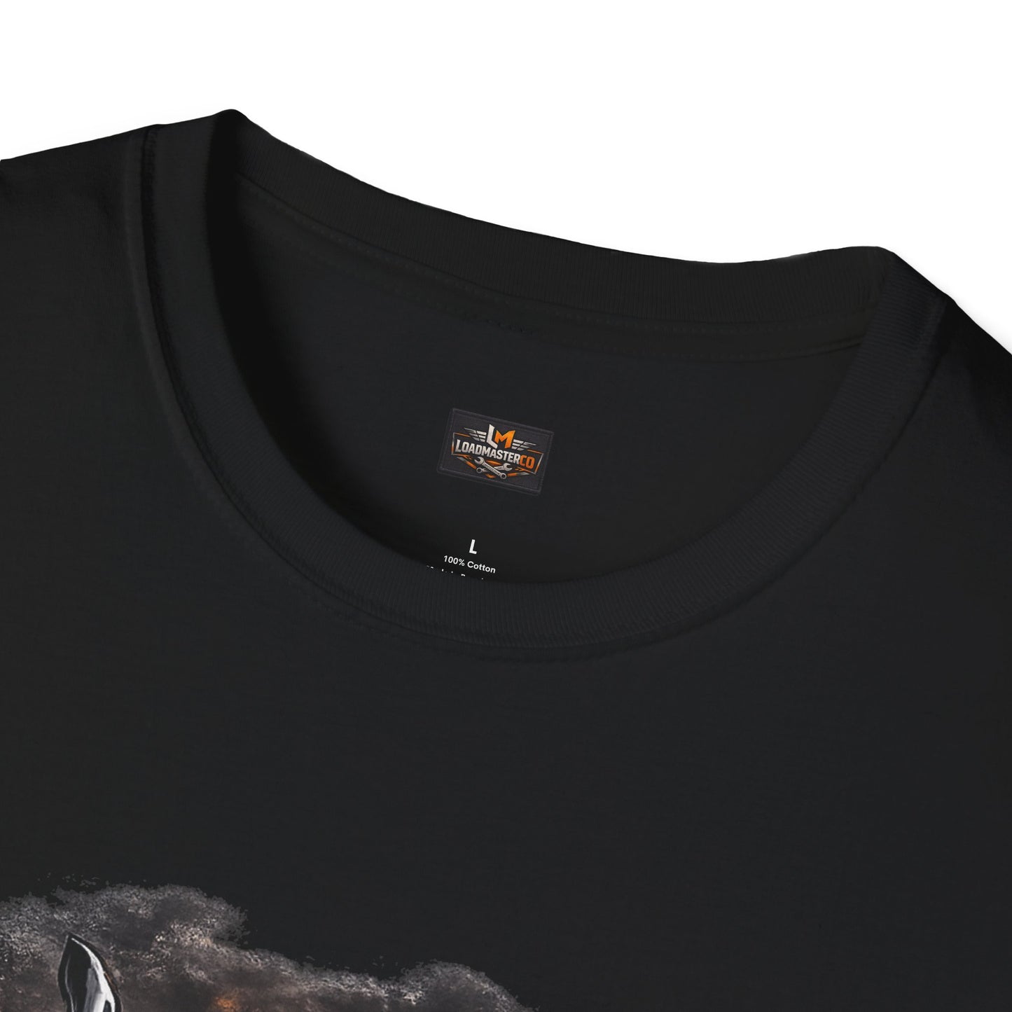Trucker Graphic Tee – 'Built for the Road' Semi Truck Design
