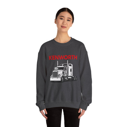 Kenworth Semi Truck Crewneck Sweatshirt — Classic Trucker Graphic