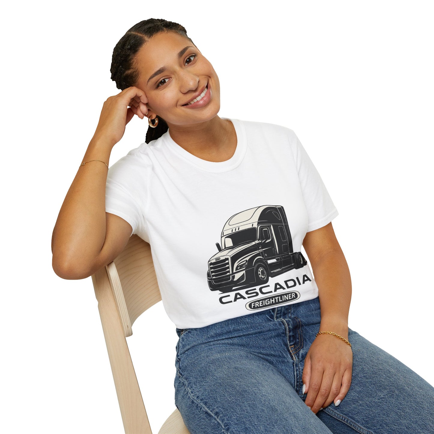 Cascadia Freightliner Truck T-Shirt — Semi Truck Driver Tee