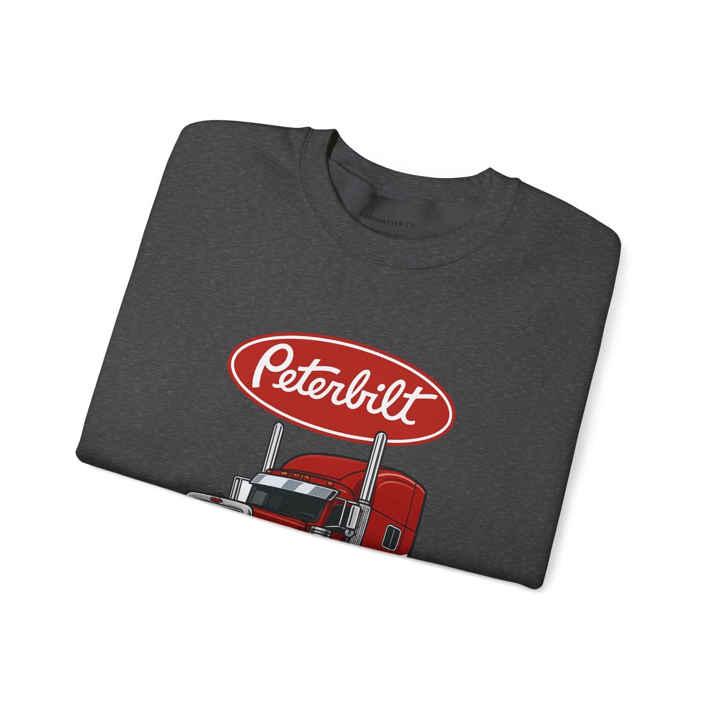 Peterbilt Red Semi Truck Crewneck Sweatshirt
