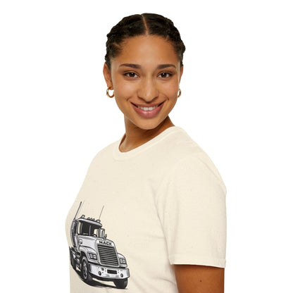 Semi Truck Graphic T-Shirt – Vintage Big Rig Tee for Truckers & Enthusiasts