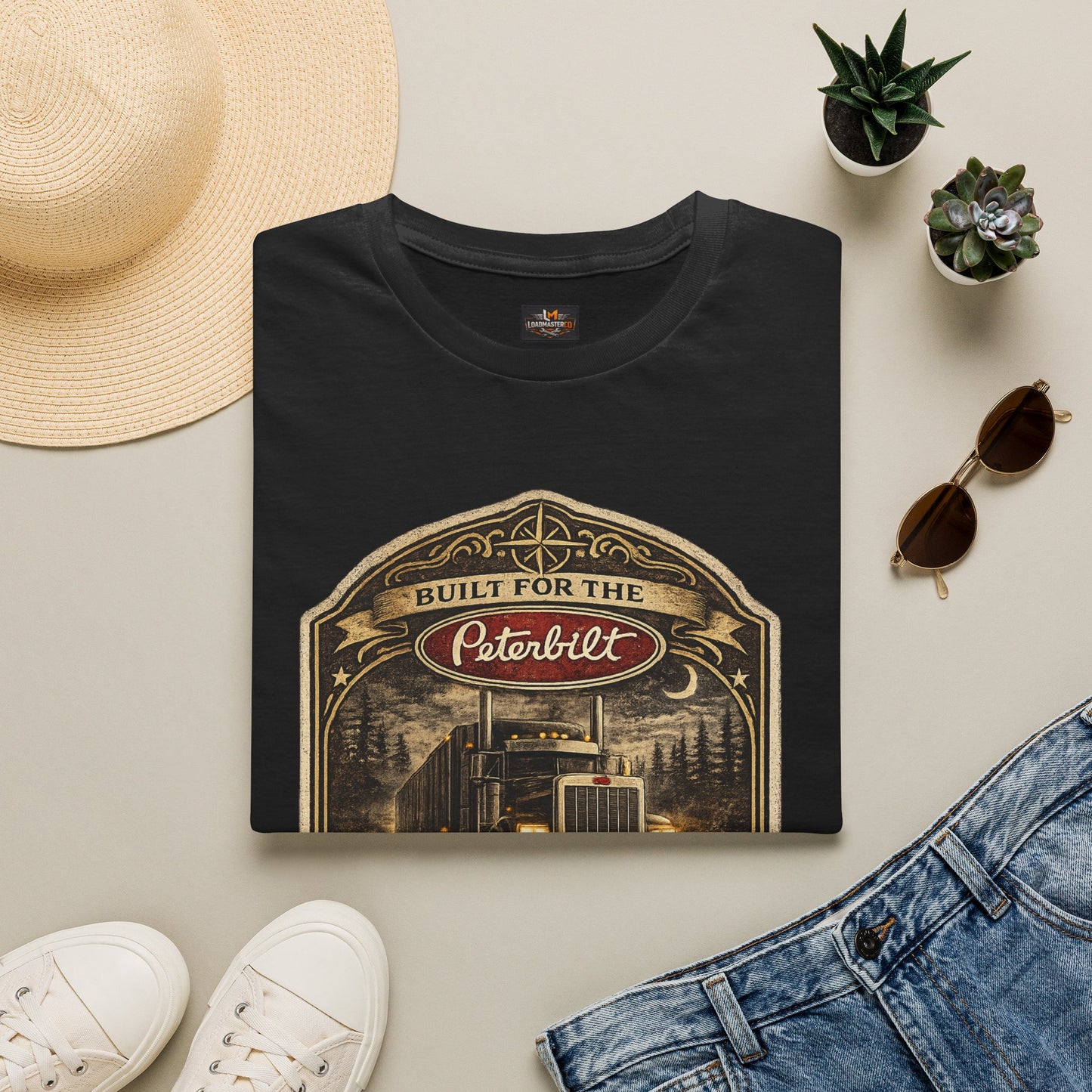 Peterbilt Long Haul T-Shirt — Built For The Road Trucker Tee