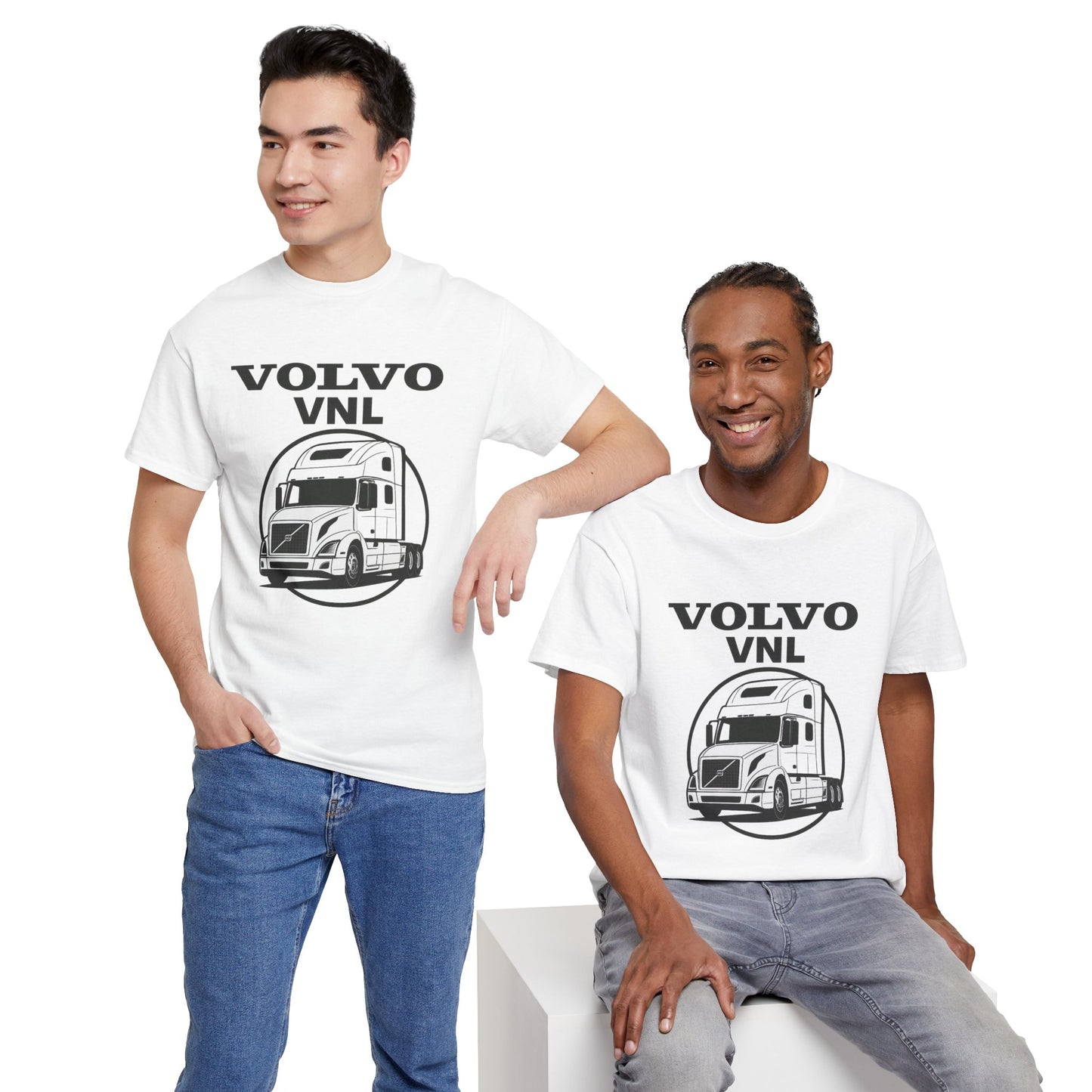 Volvo VNL Semi Truck T-Shirt — Trucker Cab Graphic Tee