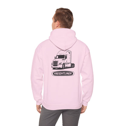Freightliner Truck Hoodie – Classic Logo & Semi Truck Design