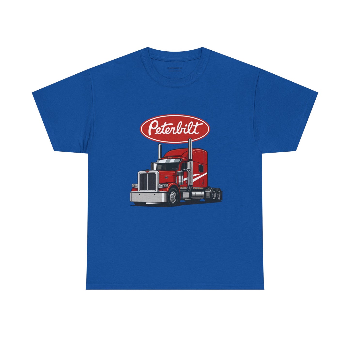 Peterbilt Red Semi Truck Graphic T-Shirt — Trucker Tee for Drivers & Fans