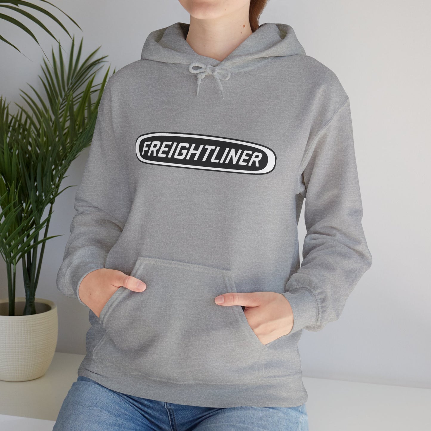 Freightliner Truck Hoodie – Classic Logo & Semi Truck Design