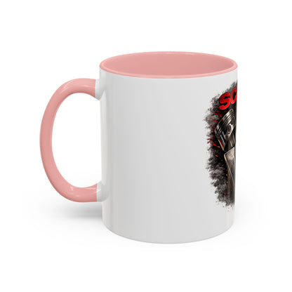 Scania V8 Engine Logo Accent Coffee Mug – Truck Driver Gift