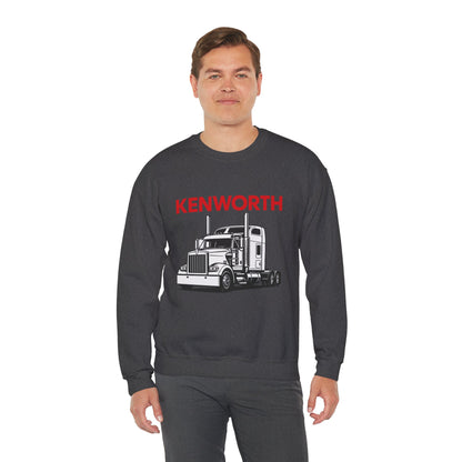 Kenworth Semi Truck Crewneck Sweatshirt — Classic Trucker Graphic