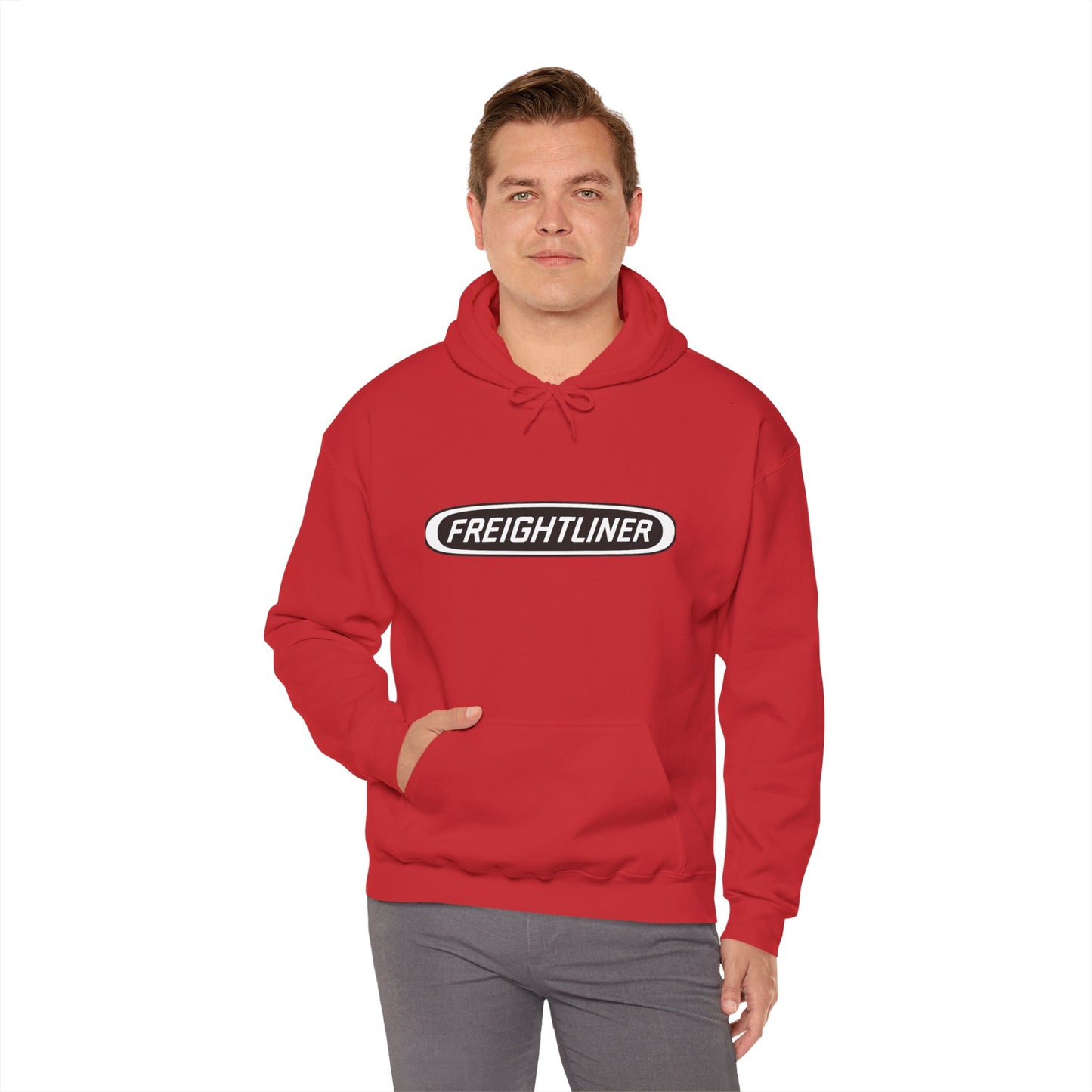 Freightliner Truck Hoodie – Classic Logo & Semi Truck Design