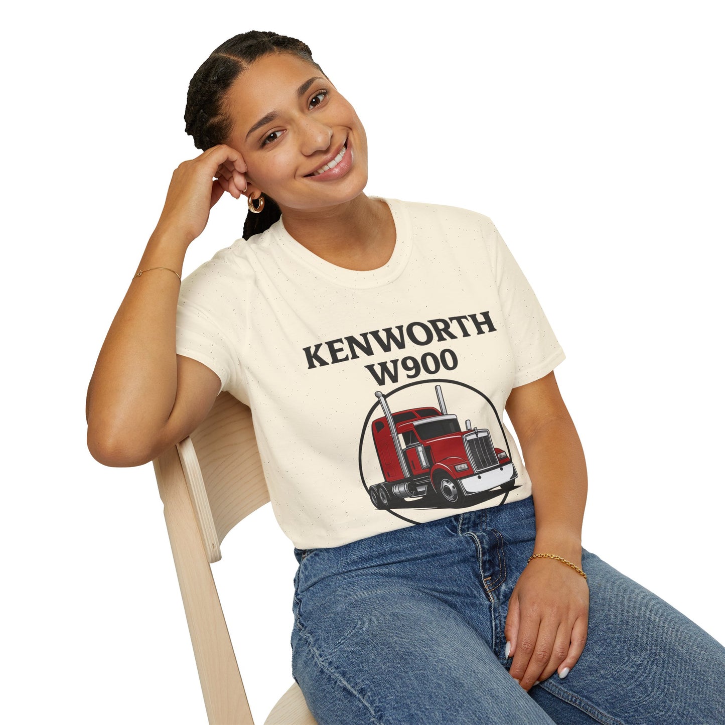Kenworth W900 Truck T-Shirt — Red Semi Tractor Graphic Tee for Truckers & Enthusiasts