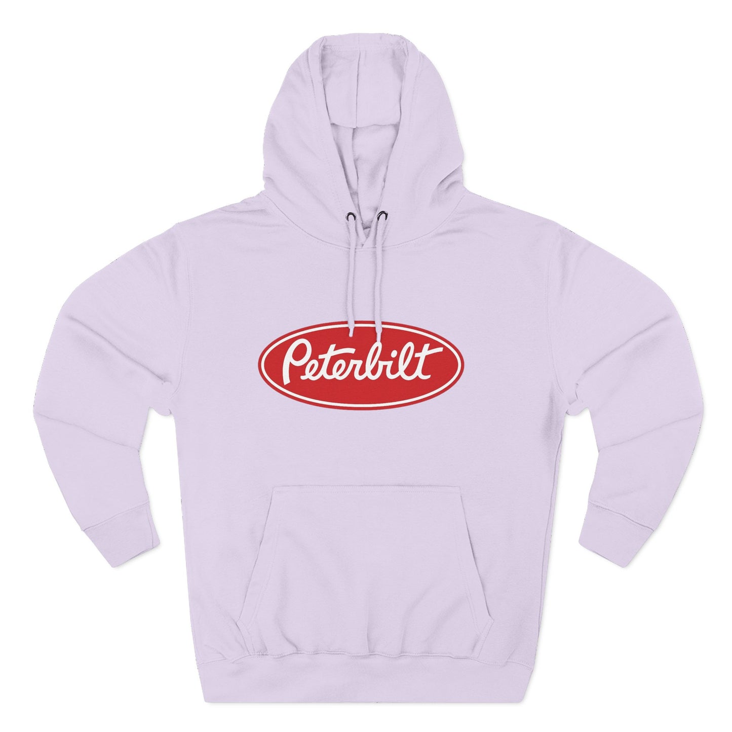 Peterbilt Red Truck Hoodie - Logo Fleece Pullover for Truckers & Fans