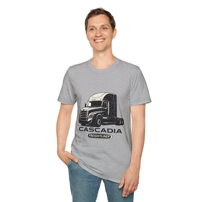 Cascadia Freightliner Truck T-Shirt — Semi Truck Driver Tee