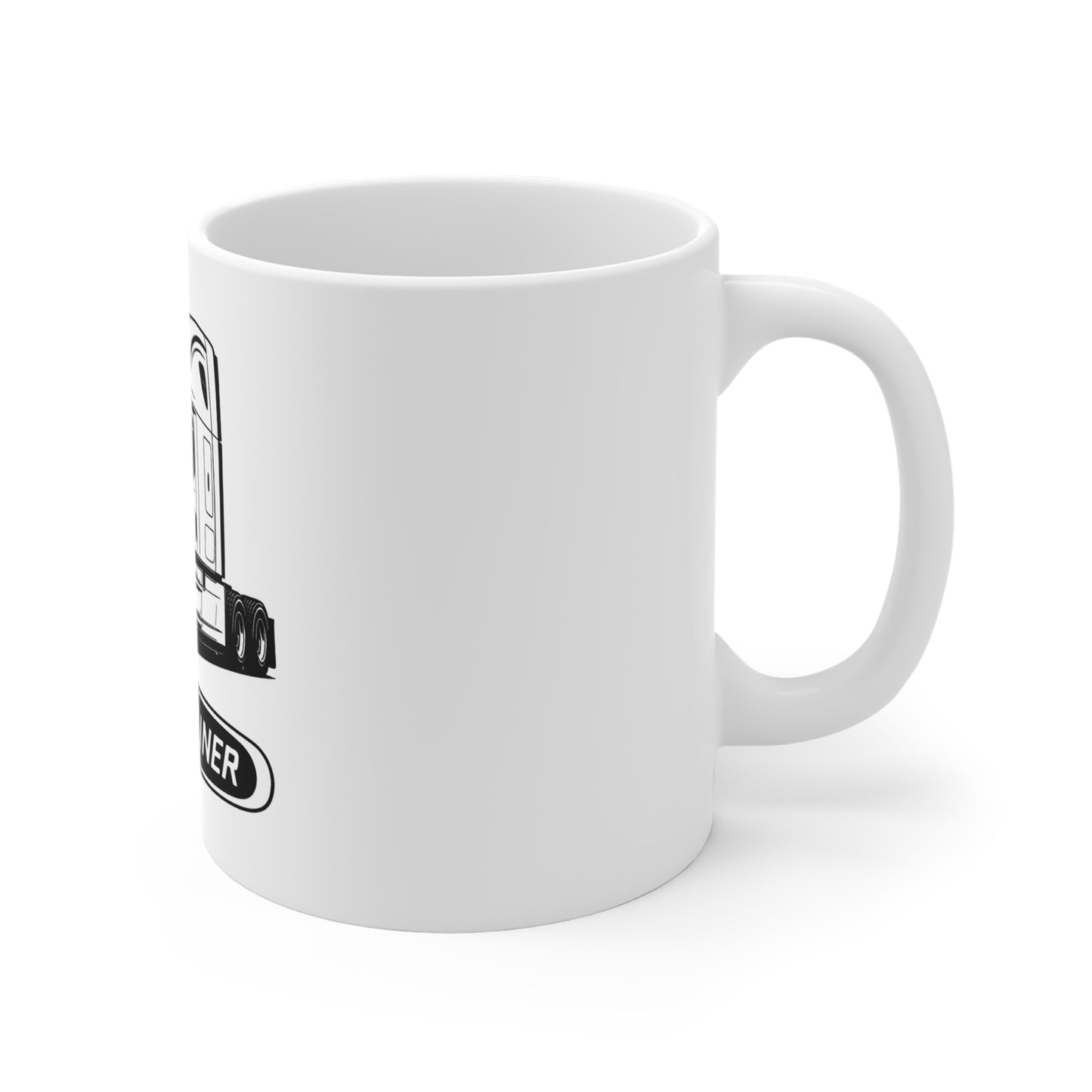 Freightliner Semi Truck Mug — 11oz Trucker Coffee Cup