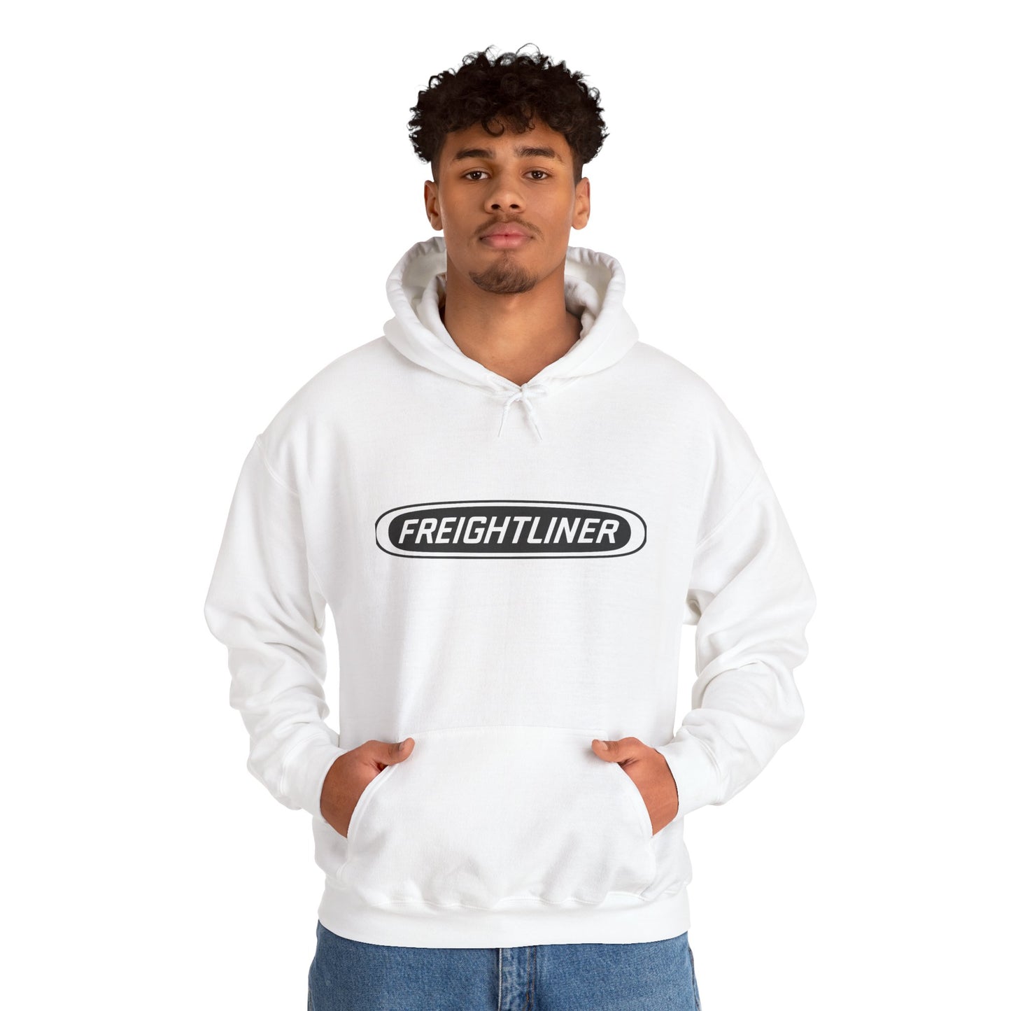 Freightliner Truck Hoodie – Classic Logo & Semi Truck Design