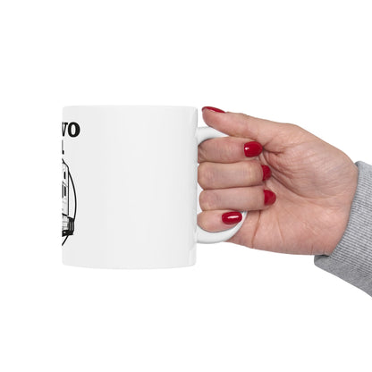Volvo VNL Truck Ceramic Mug – Semi Truck Driver Coffee Cup (11oz & 15oz)