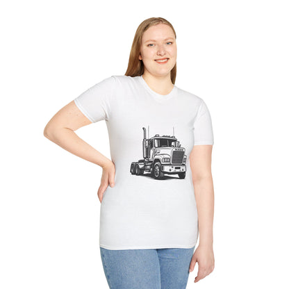 Semi Truck Graphic T-Shirt – Vintage Big Rig Tee for Truckers & Enthusiasts