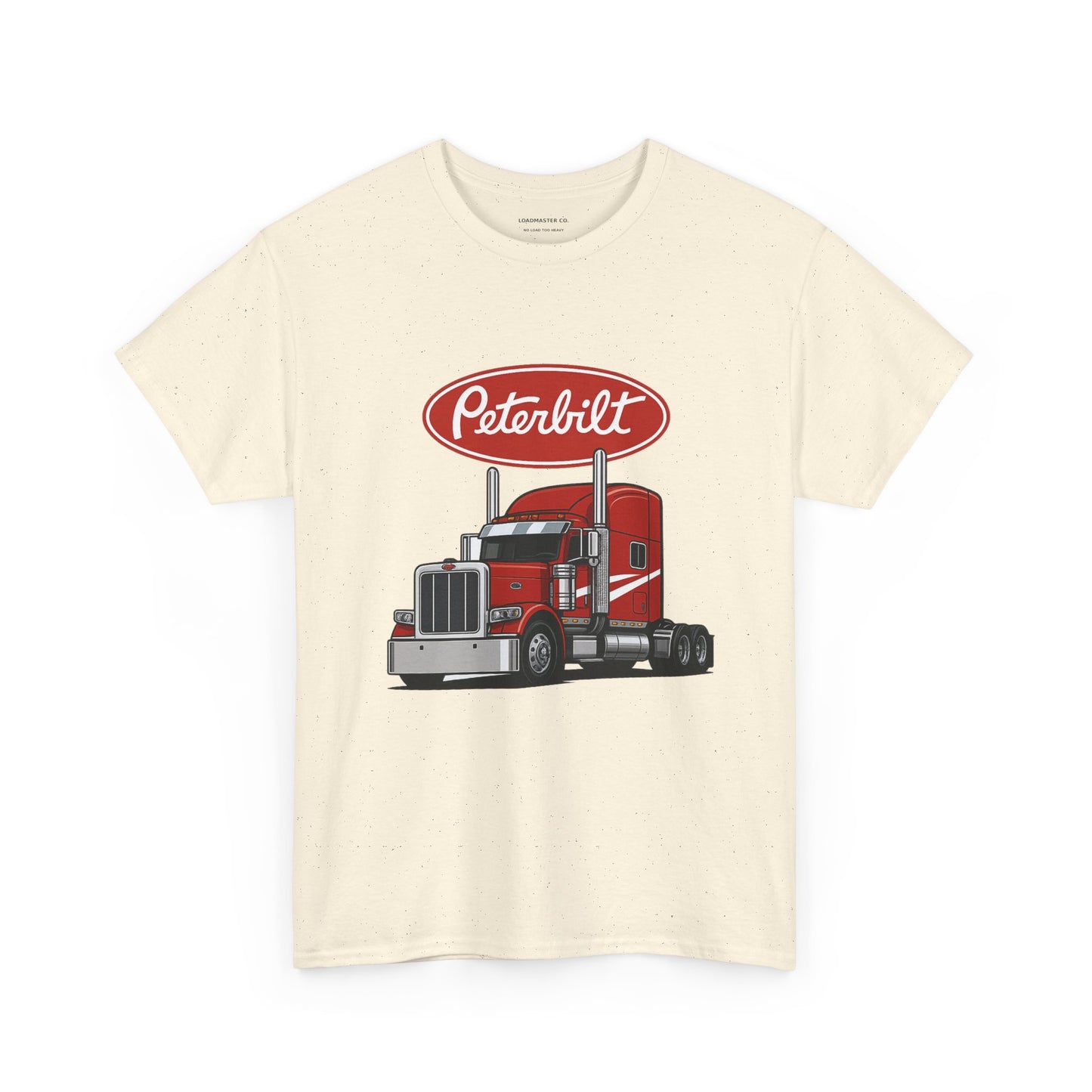 Peterbilt Red Semi Truck Graphic T-Shirt — Trucker Tee for Drivers & Fans