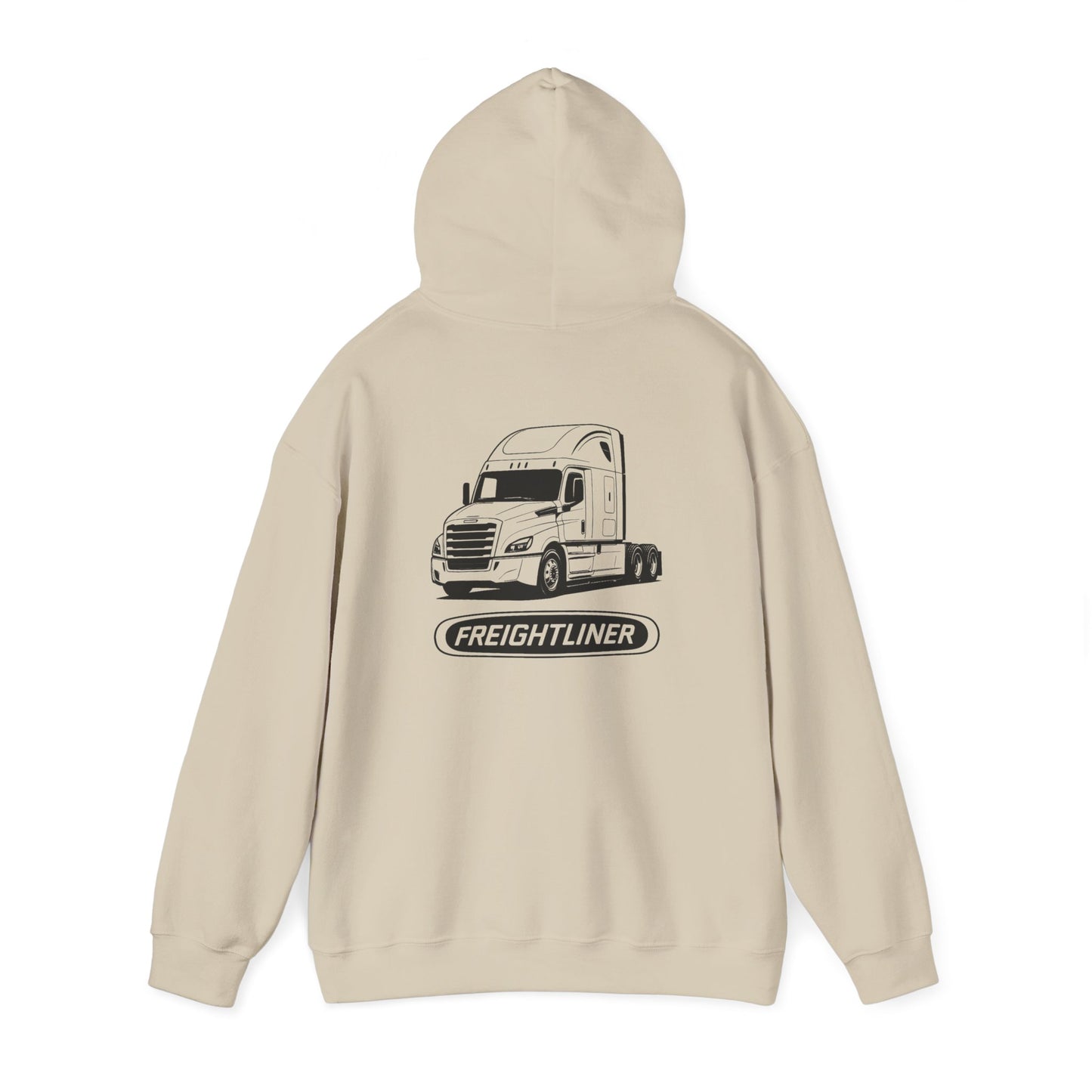 Freightliner Truck Hoodie – Classic Logo & Semi Truck Design