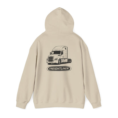 Freightliner Truck Hoodie – Classic Logo & Semi Truck Design