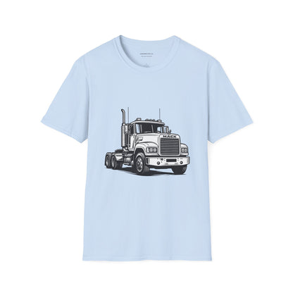 Semi Truck Graphic T-Shirt – Vintage Big Rig Tee for Truckers & Enthusiasts